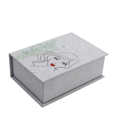 Ariana Grande Perfume Pearl Magnetic Closure Paper Boxes ODM