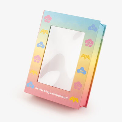 Colorful Perfume Magnetic Closure Lid Boxes OEM with Window Colorful Perfume Magnetic Closure Lid Boxes OEM with Window