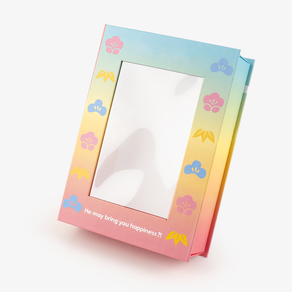 Colorful Perfume Magnetic Closure Lid Boxes OEM with Window 7 Colorful Perfume Magnetic Closure Lid Boxes OEM with Window