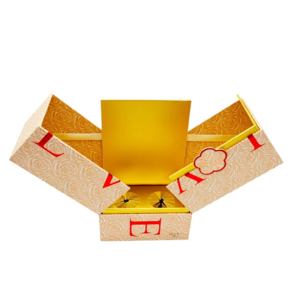 Custom Golden Brand Printing YSL Perfume Boxes Manufacturing