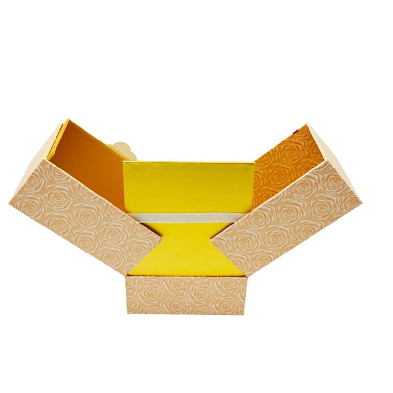 Custom Golden Brand Printing YSL Perfume Boxes Manufacturing