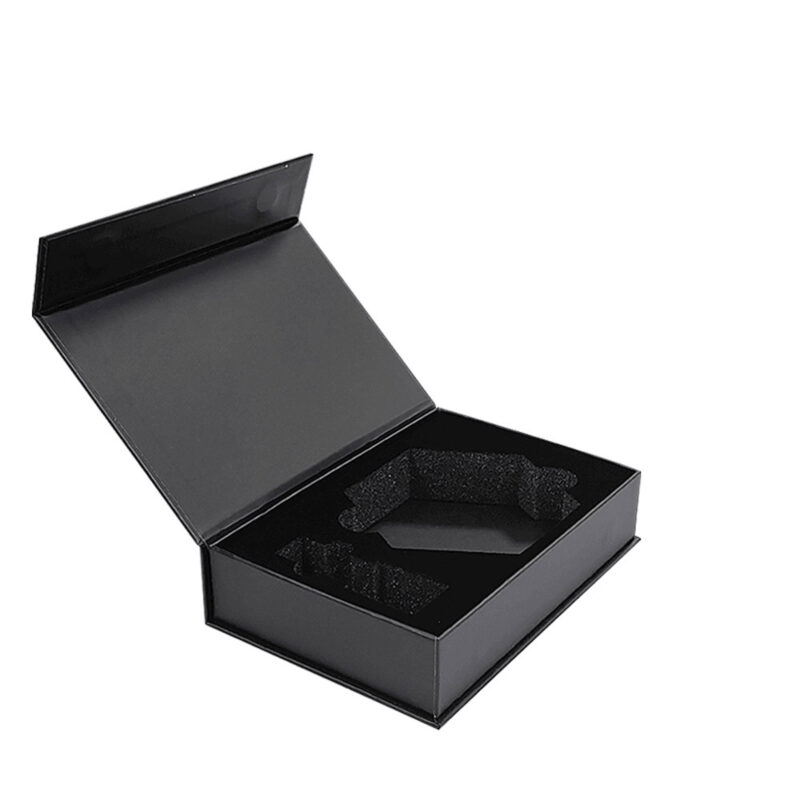 Custom Marilyn Miglin Perfume Black Magnetic Closure Boxes