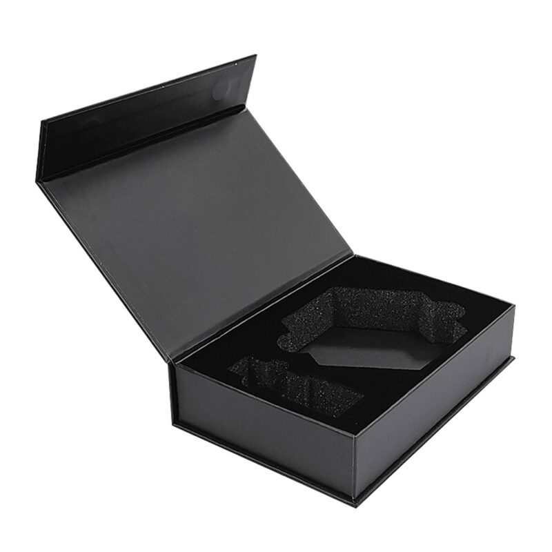 Custom Marilyn Miglin Perfume Black Magnetic Closure Boxes