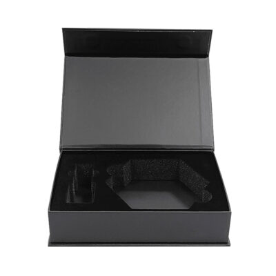 Custom Marilyn Miglin Perfume Black Magnetic Closure Boxes