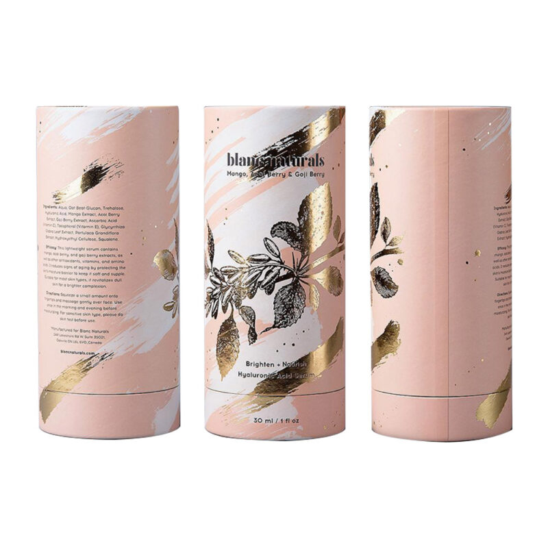 Custom Perfume Boxes Eco-friendly Paper Tube Packaging OEM