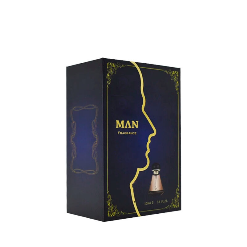 Custom Perfume Double Open Door Gift Boxes Satin Silk Insert