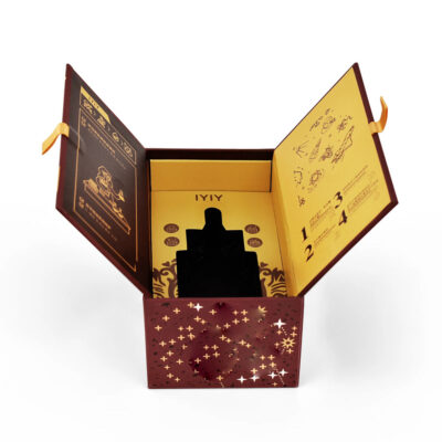 Customized Luxury Perfume Oil Paper Rigid Boxes with Eva