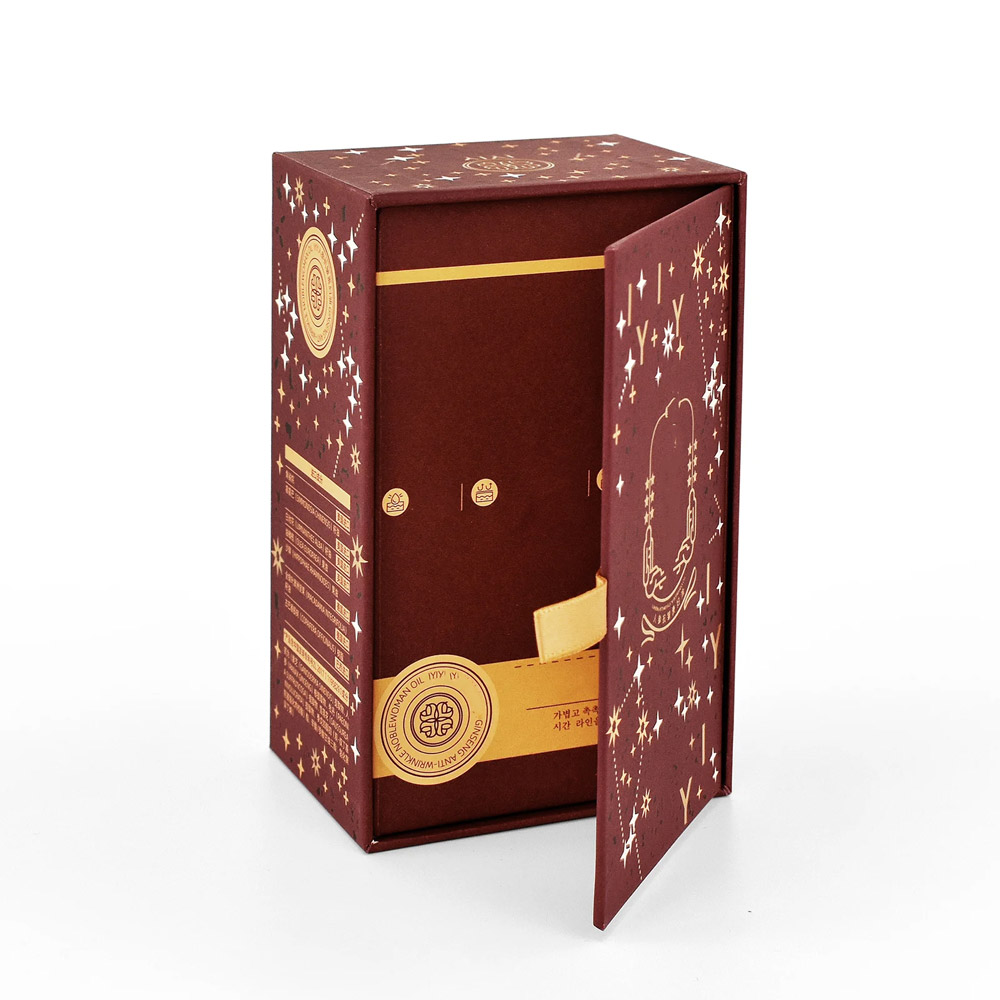 Customized Luxury Perfume Oil Paper Rigid Boxes with Eva