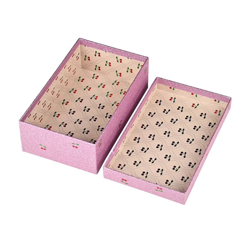 Glitter papier Chanel parfum deksel en basis dozen Set fabriek 4 Glitter Paper Chanel Perfume Lid and Base Boxes Set Factory