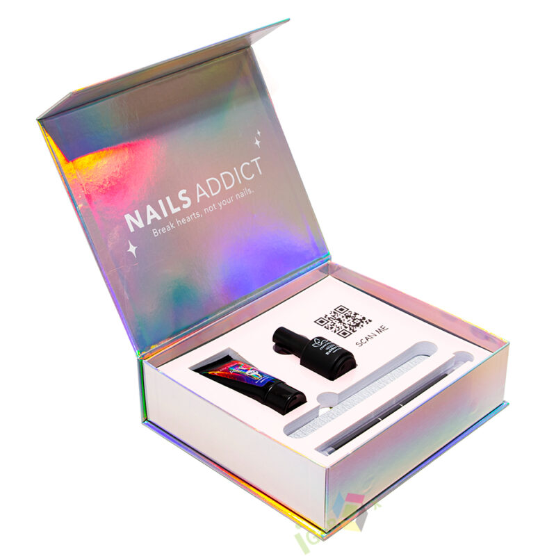 Holographic Burberry Perfume Paper Rigid Boxes Suppliers