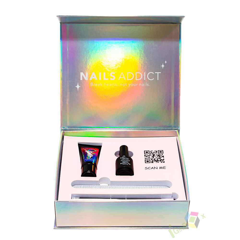 Holographic Burberry Perfume Paper Rigid Boxes Suppliers