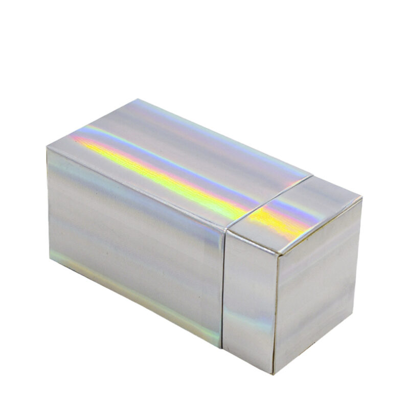 Boîtes en papier pailletées et holographiques pour parfums de luxe Luxury Scent Perfume Glitter Holographic Laser Paper Boxes