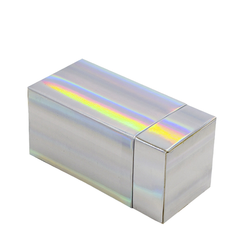 Boîtes en papier pailleté holographique pour parfums 5 Luxury Scent Perfume Glitter Holographic Laser Paper Boxes