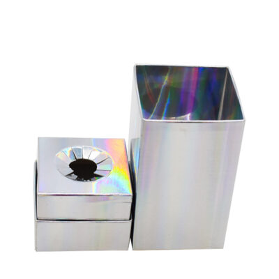 Boîtes en papier pailletées et holographiques pour parfums de luxe Luxury Scent Perfume Glitter Holographic Laser Paper Boxes