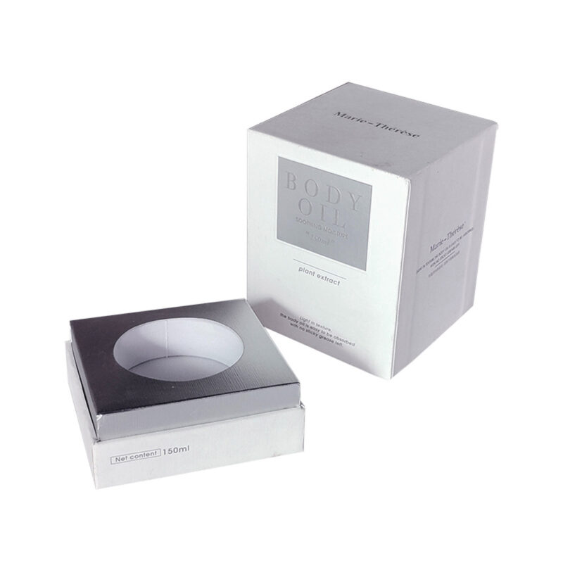 Pearl Paper Perfume Packaging Lid and Base Boxes Supplier