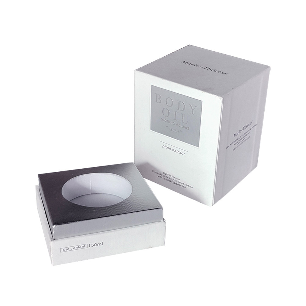 Pearl Paper Perfume Packaging Lid and Base Boxes Supplier