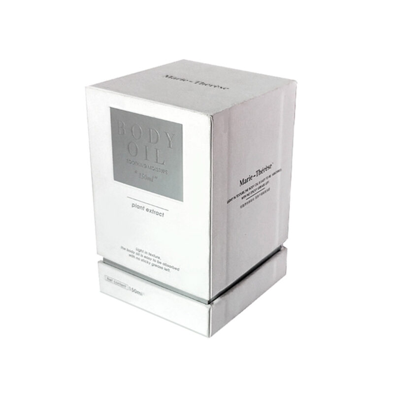 Pearl Paper Perfume Packaging Lid and Base Boxes Supplier