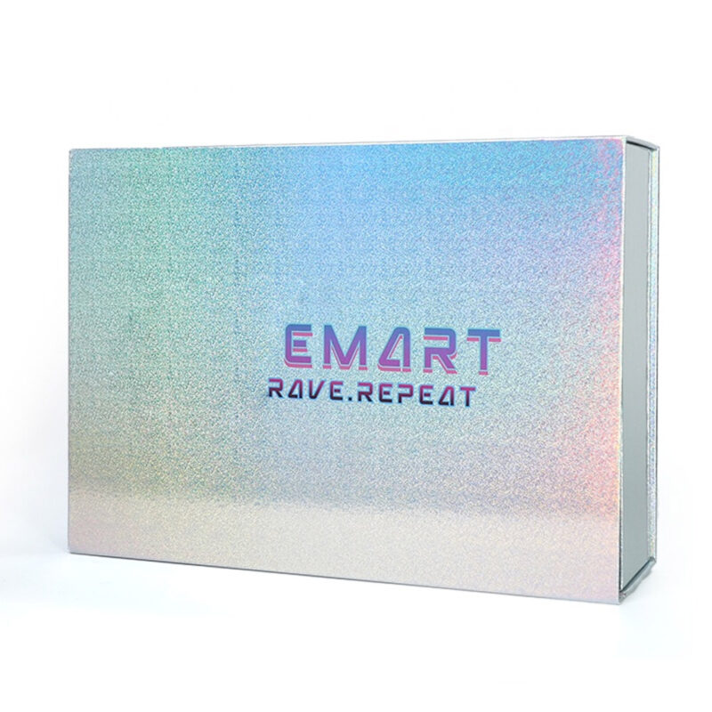 Parfym Glitterpapper hopfällbara presentförpackningar Privat etikett Perfume Glitter Paper Collapsible Gift Boxes Private Label