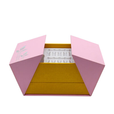 Pink Color Custom Perfume Sample Packaging Boxes Distributor