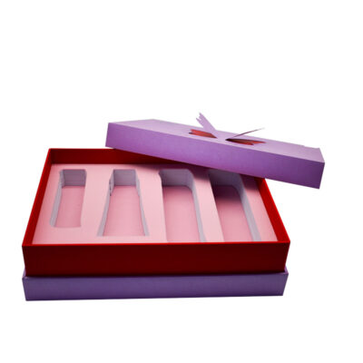 Tillverkare av rosa parfymaskar med hals, axel, lock och botten Pink Perfume Neck Shoulder Lid and Base Boxes Manufacturer