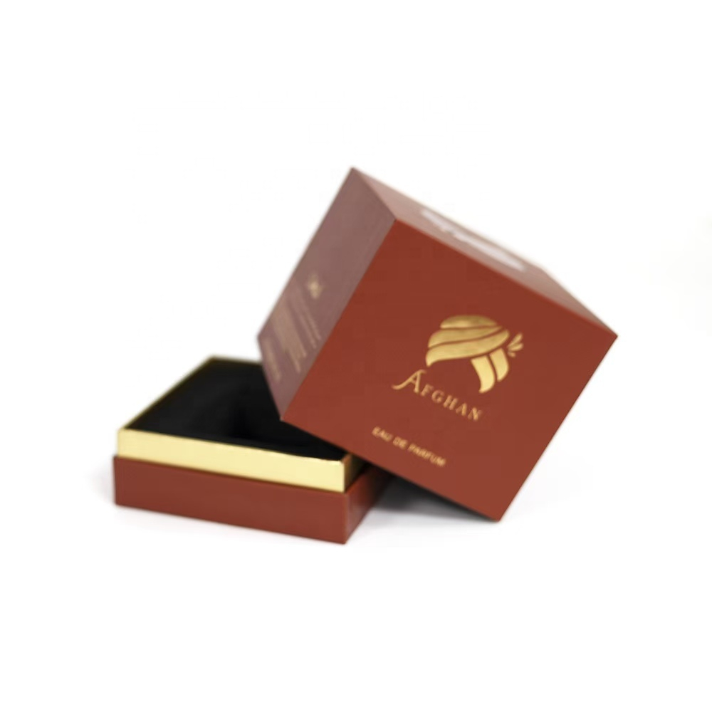 Parfymaskar med lock och botten med röd hals och axel Partihandel 4 Red Neck Shoulder Lid and Base Perfume Boxes Wholesale