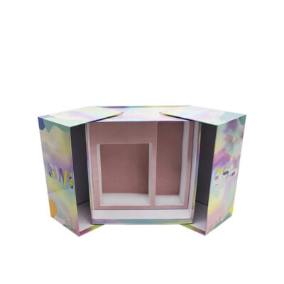 Solution Double Door Open Perfume Packaging Boxes EVA Foam