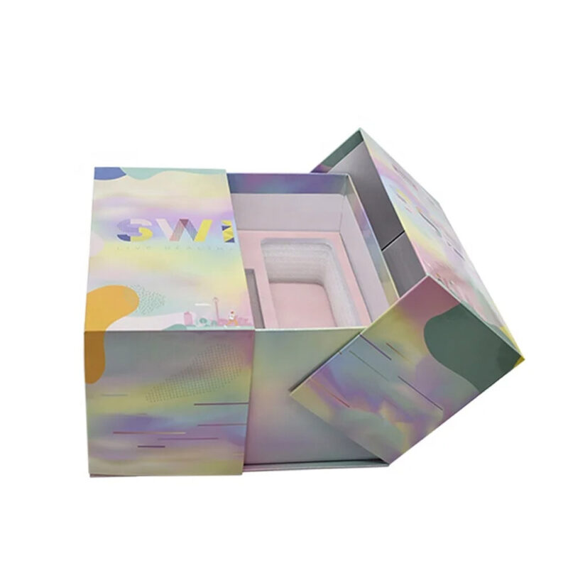 Solution Double Door Open Perfume Packaging Boxes EVA Foam