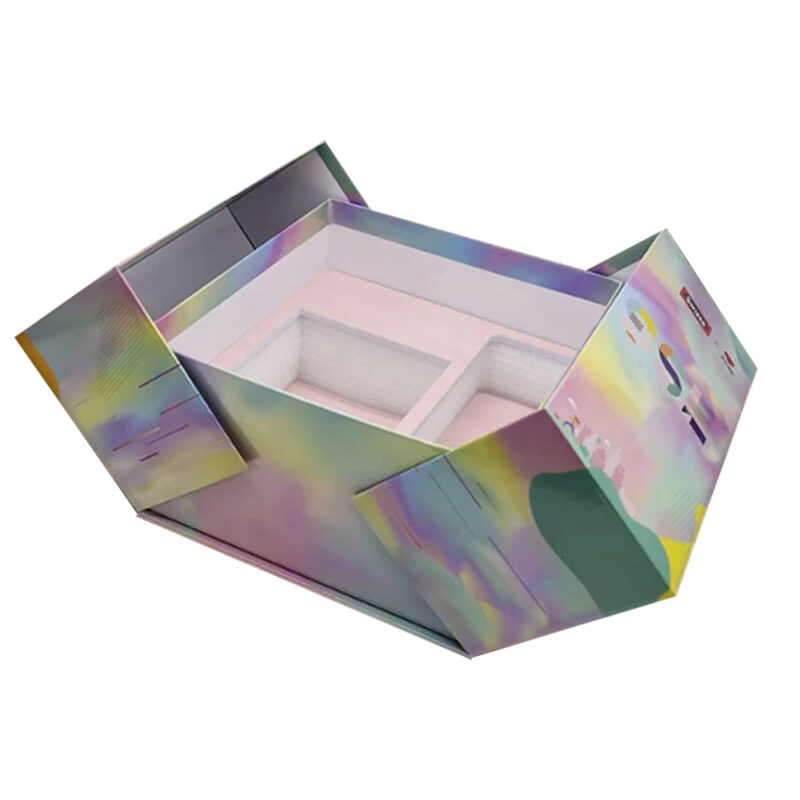 Solution Double Door Open Perfume Packaging Boxes EVA Foam