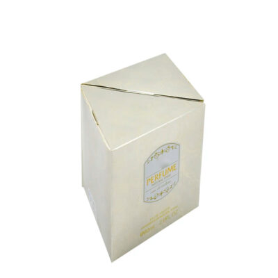 White Triangle Paper Packing Gift Perfume Boxes Distributor