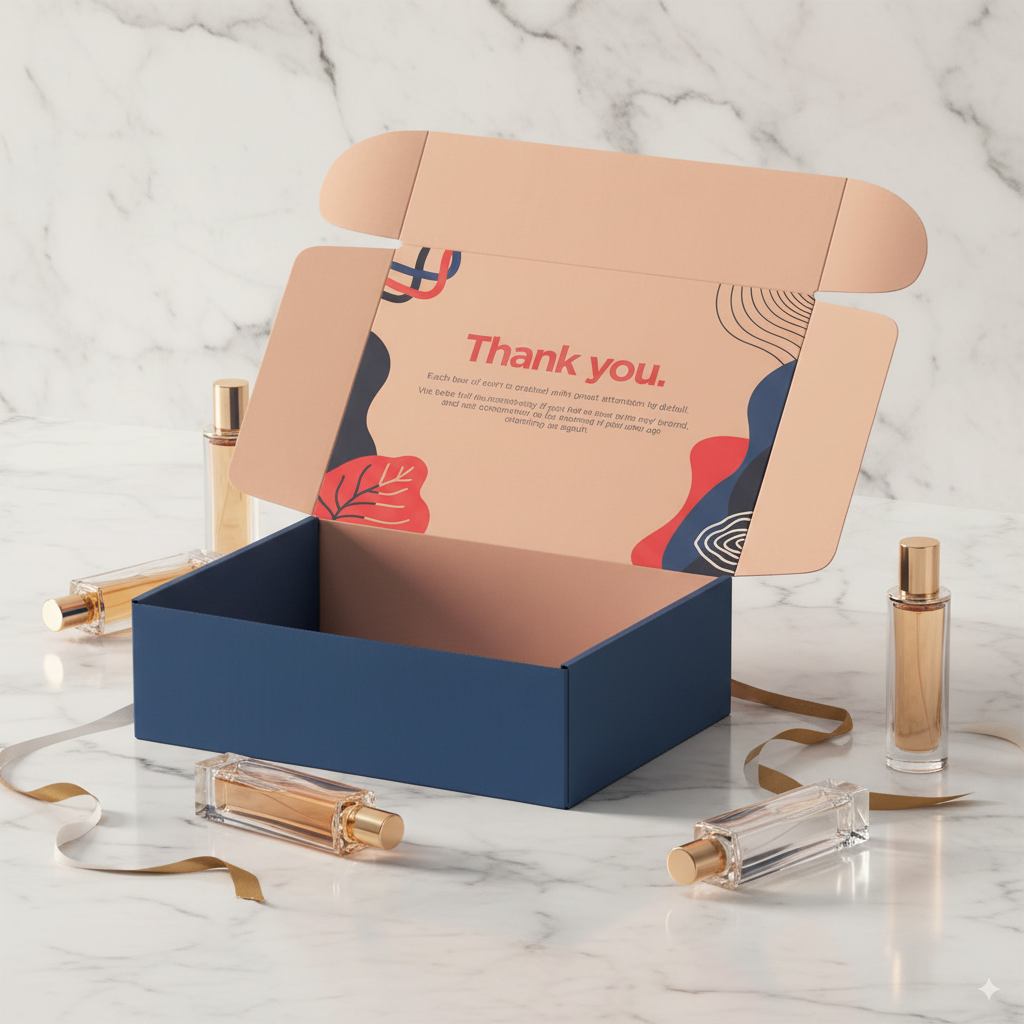 Perfume Boxes Delivery Case 6 Colored Corrugated Mailers