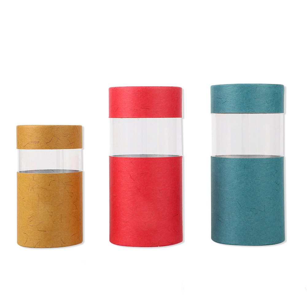 Custom Eco-Friendly Perfume Cylinder Boxes with Window 3 Custom Eco-Friendly Perfume Cylinder Boxes with Window