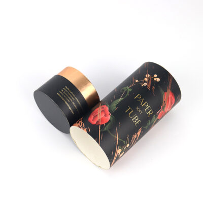 Custom Luxury Perfume Paper Tube Round Cylinder Packaging