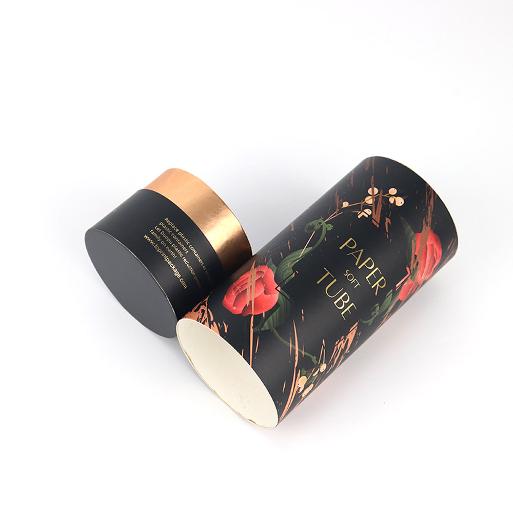Custom Luxury Perfume Paper Tube Round Cylinder Packaging