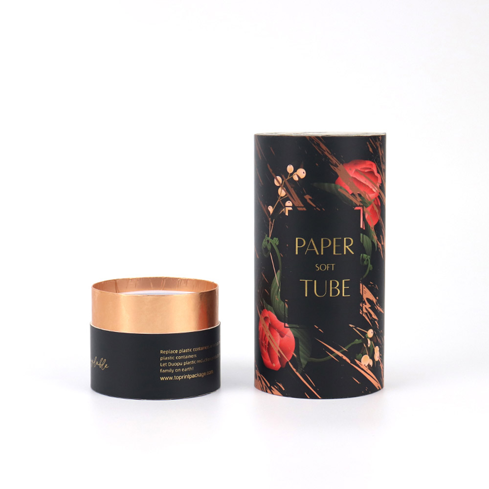 Custom Luxury Perfume Paper Tube Round Cylinder Packaging