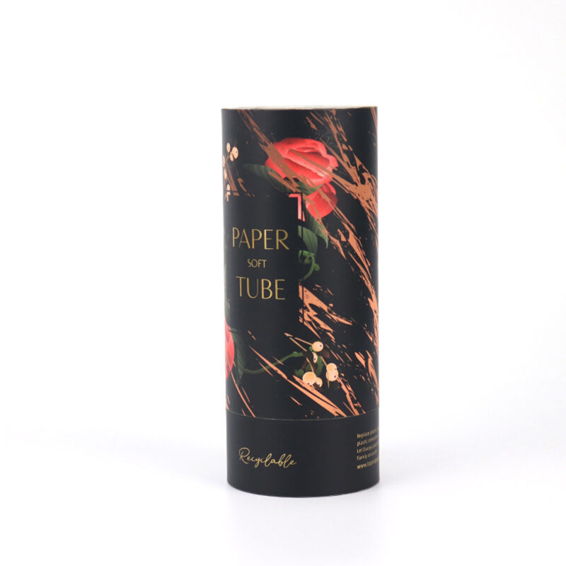 Custom Luxury Perfume Paper Tube Round Cylinder Packaging