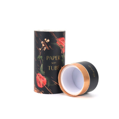Custom Luxury Perfume Paper Tube Round Cylinder Packaging