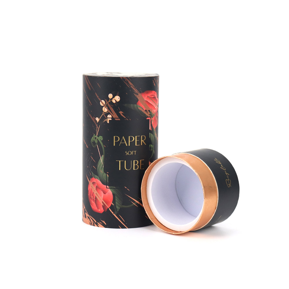 Custom Luxury Perfume Paper Tube Round Cylinder Packaging