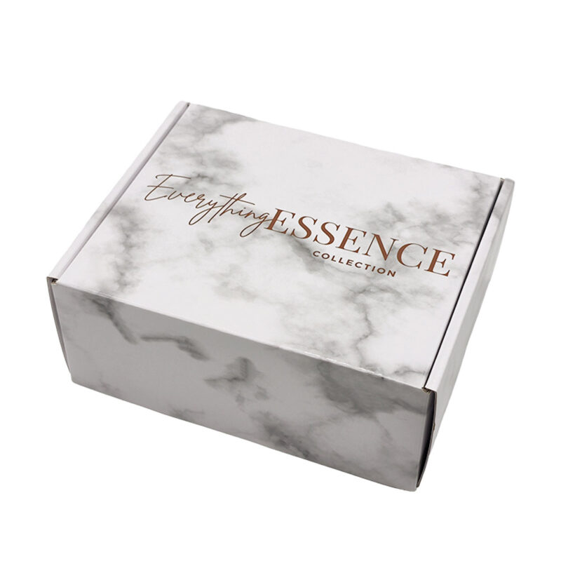 Custom Marble Glossy Perfume Subscription Packaging Boxes