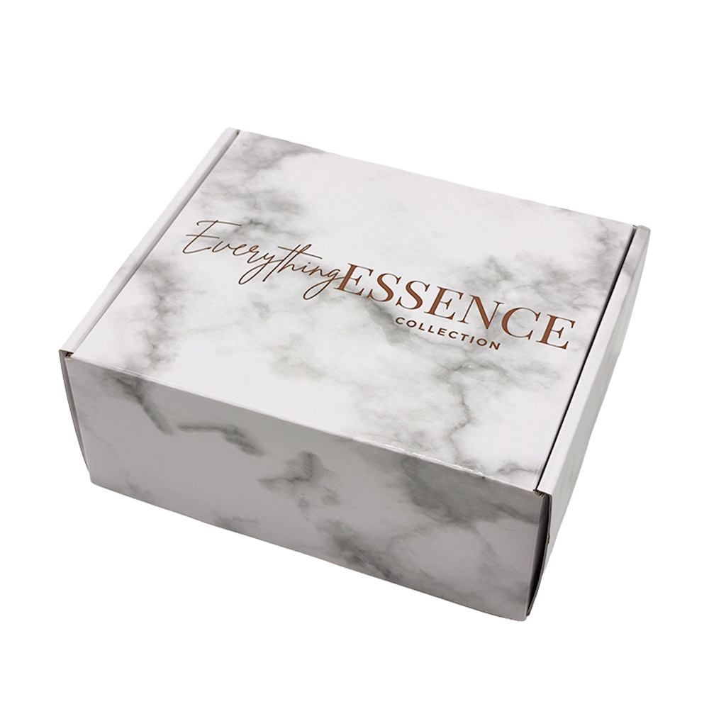 Custom Marble Glossy Perfume Subscription Packaging Boxes