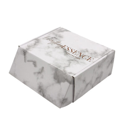 Custom Marble Glossy Perfume Subscription Packaging Boxes