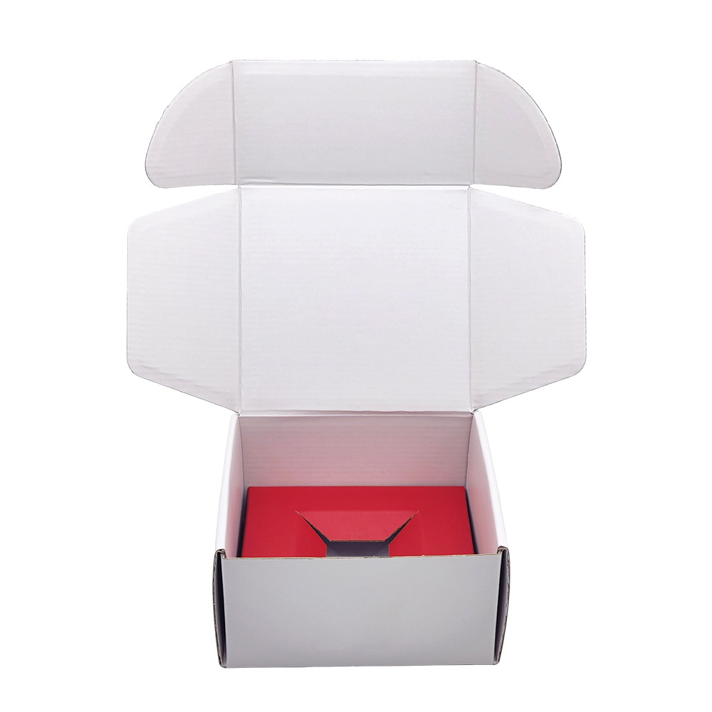 Anpassad parfymförpackning Små vita korrugerade lådor 5 Customized Perfume Packaging Small White Corrugated Boxes