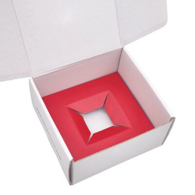 Anpassad parfymförpackning Små vita korrugerade lådor Customized Perfume Packaging Small White Corrugated Boxes