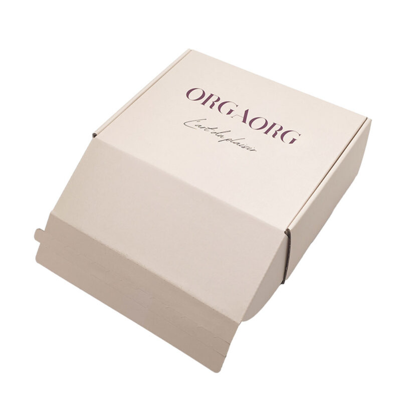 Customized Shipping Zipper Tear Strip Line Perfume Boxes