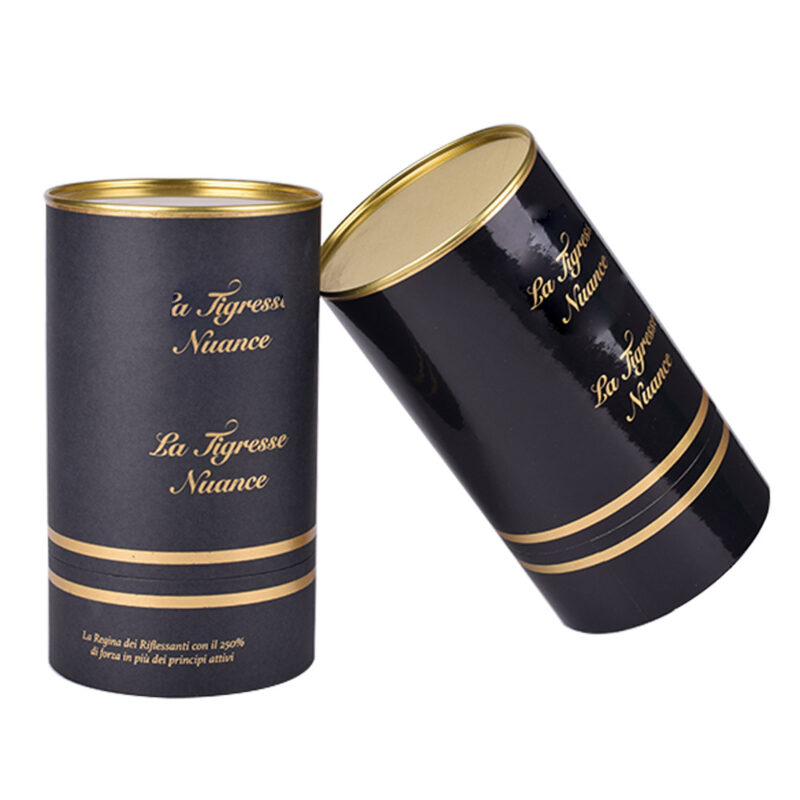 Eco-friendly Custom Perfume Round Paper Tube Packaging Bulk