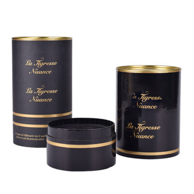 Eco-friendly Custom Perfume Round Paper Tube Packaging Bulk