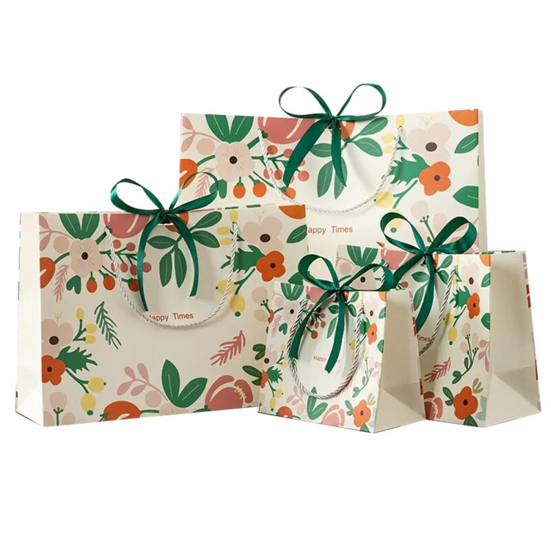 Luxury Print Gift Bags for Perfume Boutique Shopping Bags Luxury Print Gift Bags for Perfume Boutique Shopping Bags