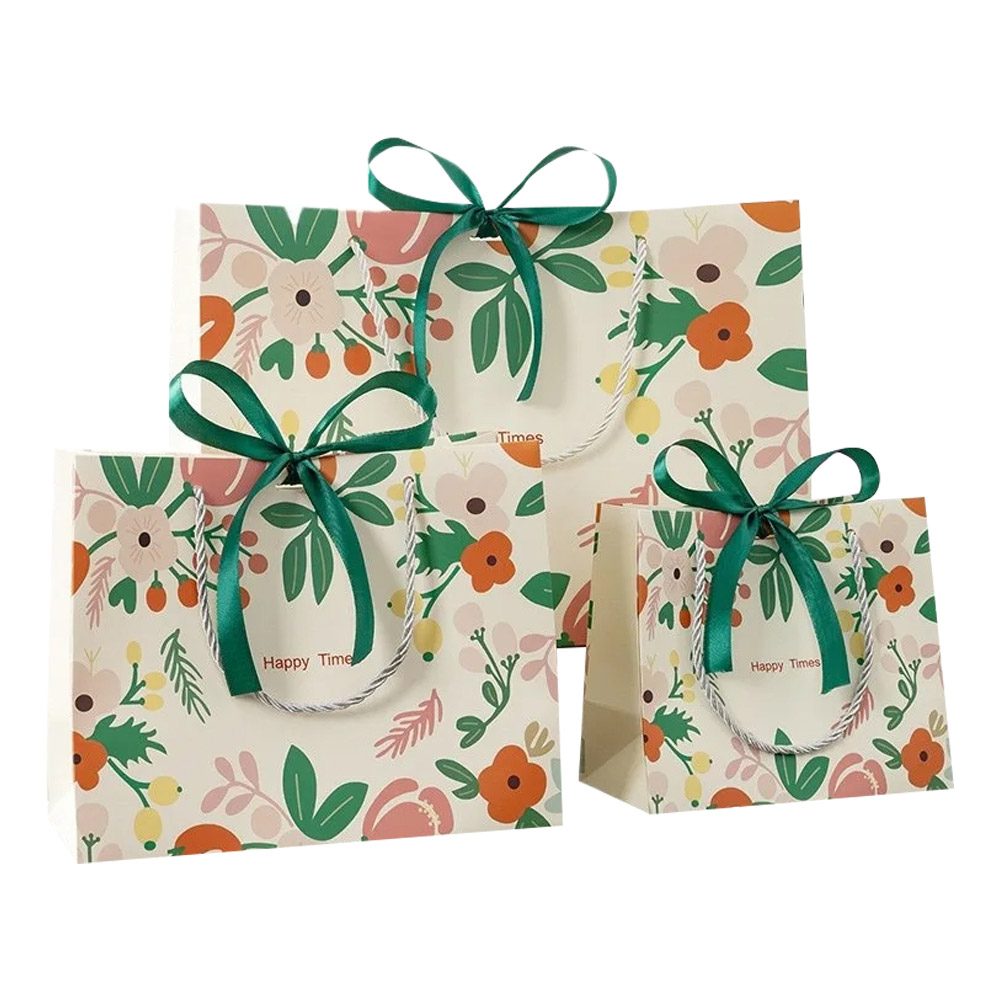 Luxury Print Gift Bags for Perfume Boutique Shopping Bags 3 Luxury Print Gift Bags for Perfume Boutique Shopping Bags