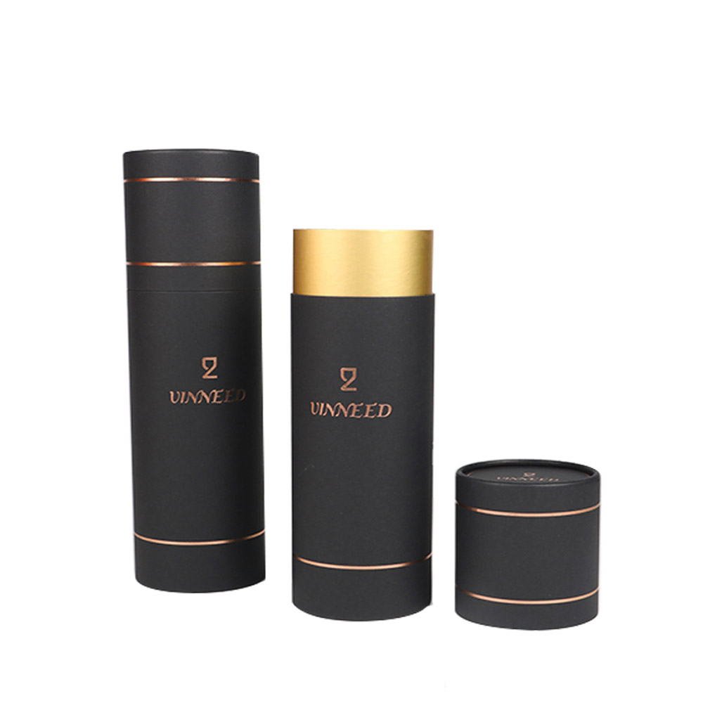 New Design Luxury Perfume Oil Cylinder Paper Tube Packaging