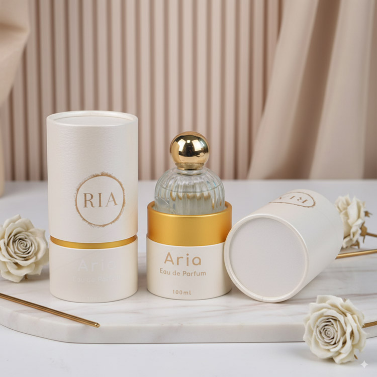Perfume Boxes Delivery Case 4 Paper Tube Packaging Series