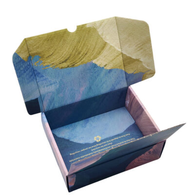 Förpackningar för parfymflaskor Självförseglande lådor med rivremsa Perfume Bottle Packaging Tear Strip Self Sealing Boxes